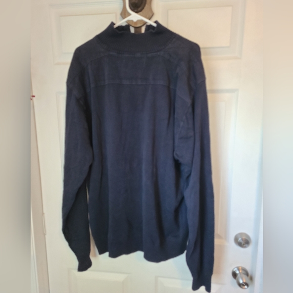 (1273) Oscar De La Renta Men's Quarter Zip Long Sleeve Sweater,  XXL, Black - Picture 12 of 12